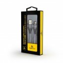 Cablexpert CC-USB2B-AMMBM-2M-WB2 USB кабель USB 2.0 USB A Micro-USB B Серый, Белый