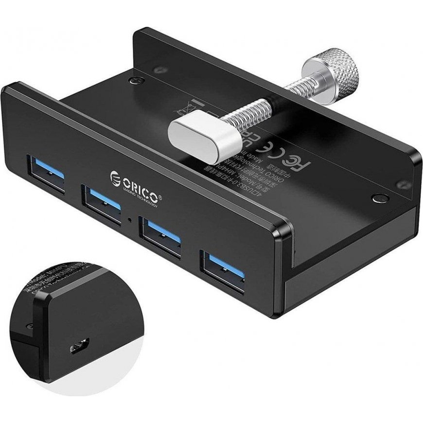 ORICO HUB USB-A, 4x USB-A (4x3.1), MH4PU-P-BK-BP