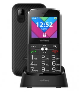 myPhone Halo C 5,59 cm (2.2") 126 g musta Senioripuhelin