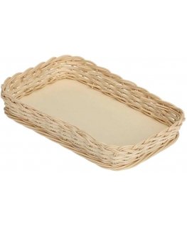 Pintas krepšelis midollino kepimo indui - rudas, 31 cm