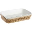 Wicker basket for midollino baking dish - brown, 31 cm Wicker basket for midollino baking dish - brown, 31 cm