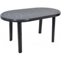 Garden table plastic Jantar grafit 135 x 80 cm OŁER Garden table plastic Jantar grafit 135 x 80 cm OŁER