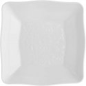Set of 6 square shallow Florentina bowls - white, 22 cm
