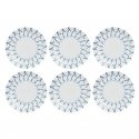 ROSE&TULIPANI ONIRIA Set of 6 dinner plates 27 cm ROSE&TULIPANI ONIRIA Set of 6 dinner plates 27 cm