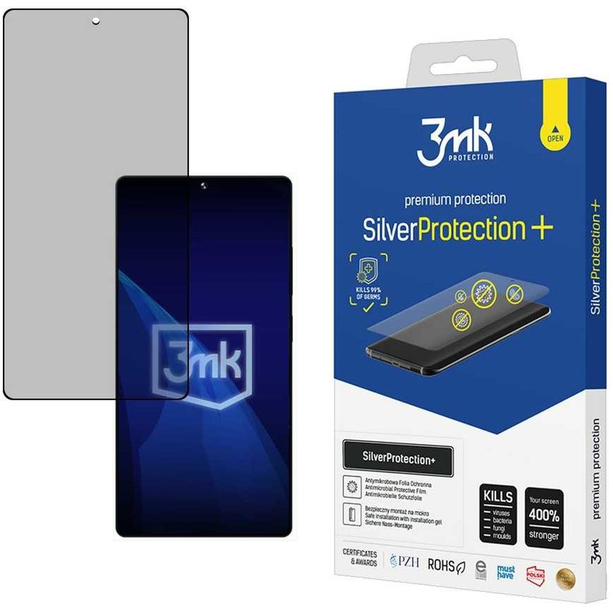 3MK SilverProtect+ Samsung Galaxy S25 Ultra Plėvelė antimikrobinė montuojama šlapiuoju būdu – 2