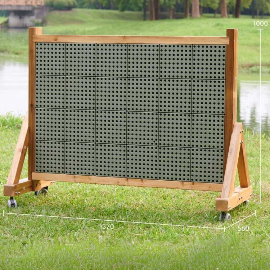 MASTERKIDZ medinė siena XXL lenta Scientific Creative STEM WALL Lauke – 4