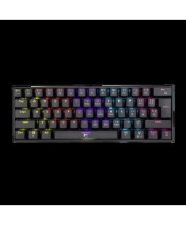 Keyboard White Shark White Shark GK-004121 Shinobi-2 Blue Switch, Black US