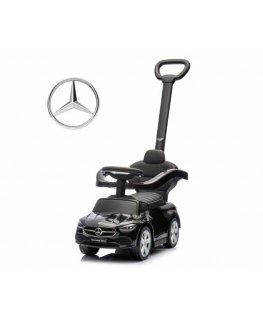 Jeździk z rączką Pojazd Mercedes C-klassi luksuslik must czarny Milly Mally