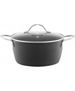 Puodas aluminiowy su dangteliu Skirtas garbanotiems plaukams 24 cm 3,8 l AMBITION