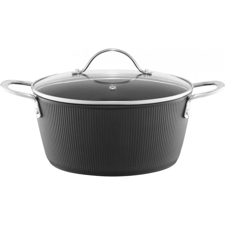 Aluminum pot with lid For curly hair 24 cm 3.8 l AMBITION