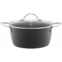 Aluminum pot with lid For curly hair 24 cm 3.8 l AMBITION Aluminum pot with lid For curly hair 24 cm 3.8 l AMBITION