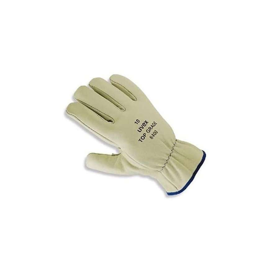 Gloves Uvex Top Grade 8400, leather, gathered cuff, size 11 – 3