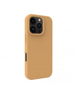 Apple iPhone 16 Pro Premium Magsafe Soft Touch Silicone Case Desert Titanium
