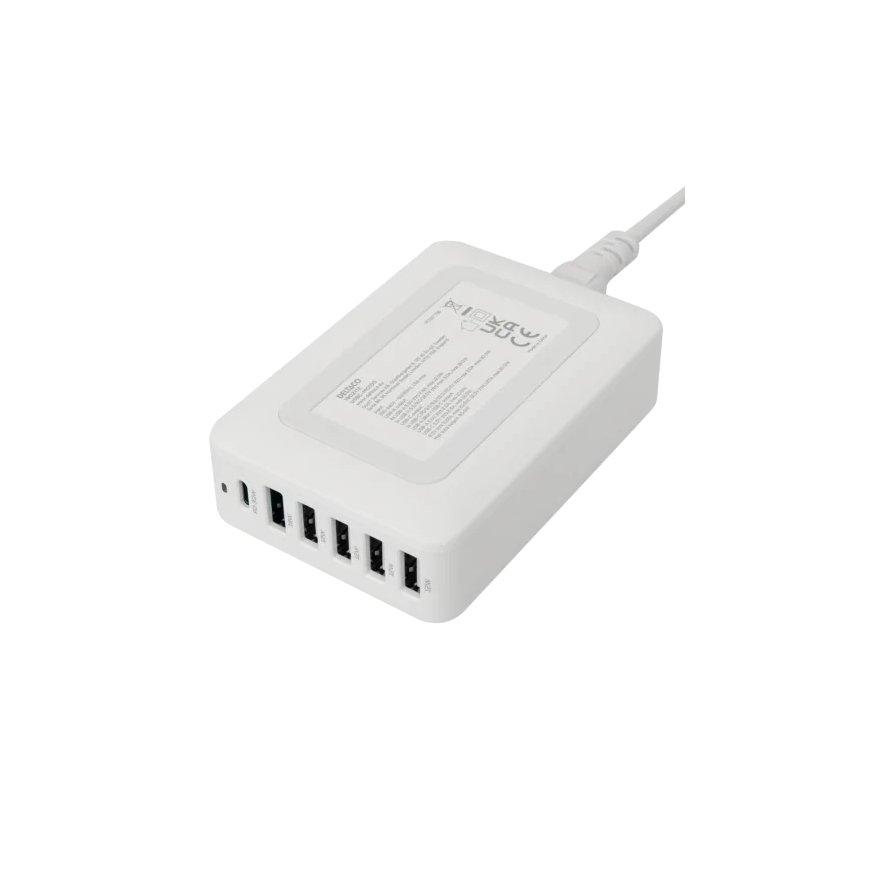 Deltaco USBC-MO100 mobile device charger Universal White AC, USB Indoor – 3