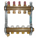 Heating system collector Herz, 12 rings, with flow regulators