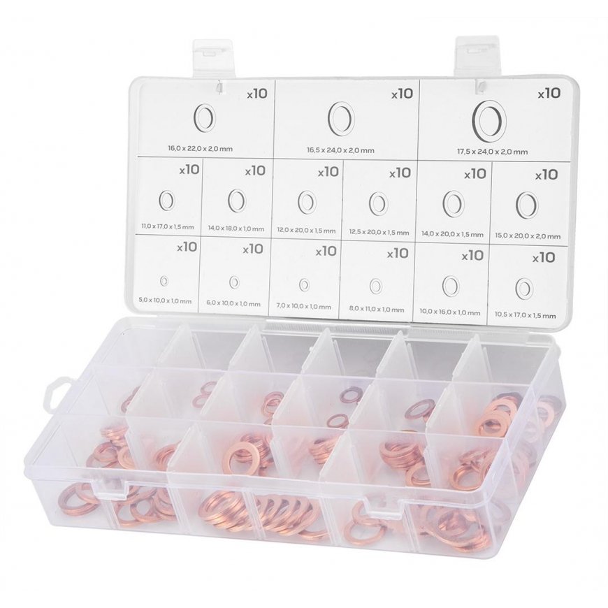 Neo Tools Copper washers, 150 pcs. – 3