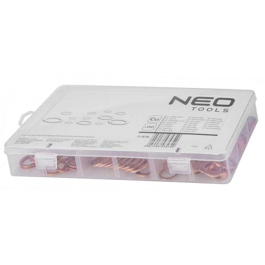 Neo Tools Copper washers, 150 pcs. – 4