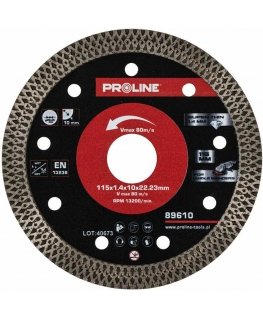 Proline Diamond cutting disc, thin, 115*1.4*10*22.23, proline