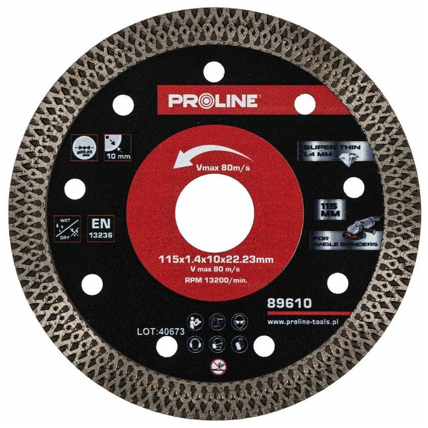 Proline Diamond cutting disc, thin, 115*1