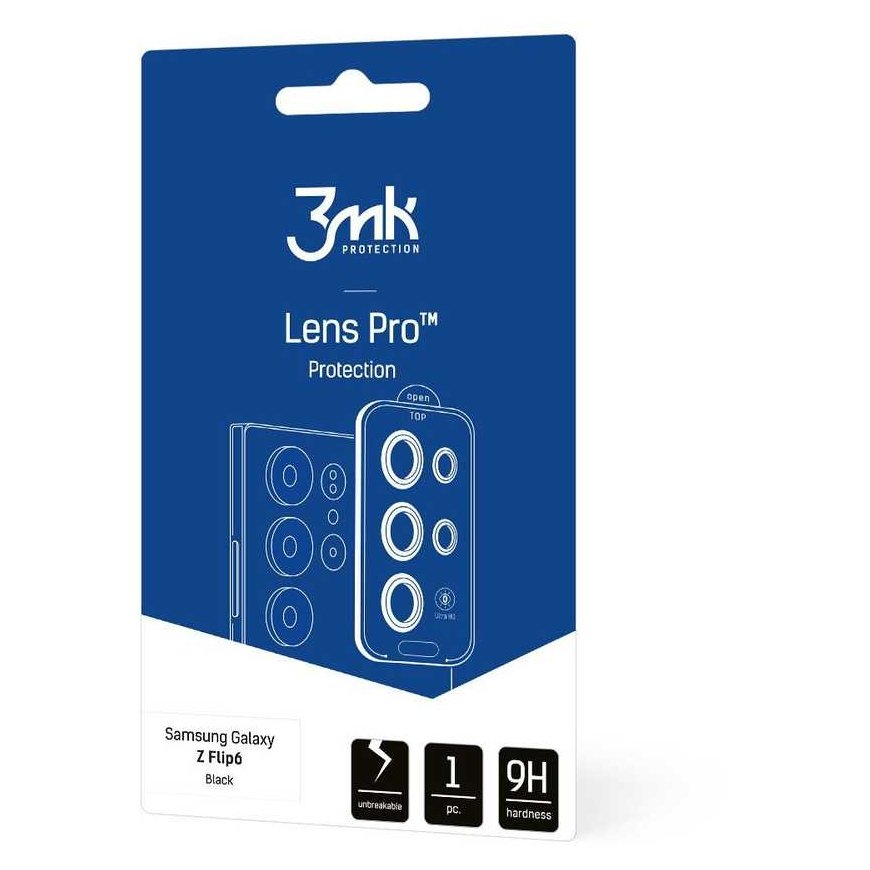 3mk Lens Protection Pro pro for Samsung Galaxy Z Flip 6, black – 3