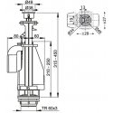 WC nuleidimo mechanizmas AlcaPlast, su 3/6 litrų nuleidimu WC nuleidimo mechanizmas AlcaPlast, su 3/6 litrų nuleidimu