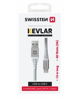 Swissten Kevlar USB - USB-C Data and Charding cable 1.5m