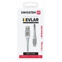 Swissten Kevlar USB - USB-C Data and Charding cable 1.5m Swissten Kevlar USB - USB-C Data and Charding cable 1.5m
