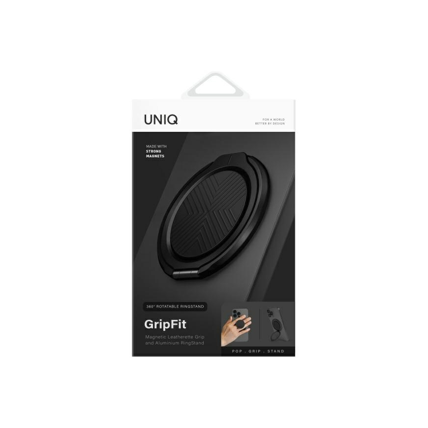 UNIQ Gripfit 360 Magnetic Mount&Kickstand Magnetic Holder black/midnight black – 5