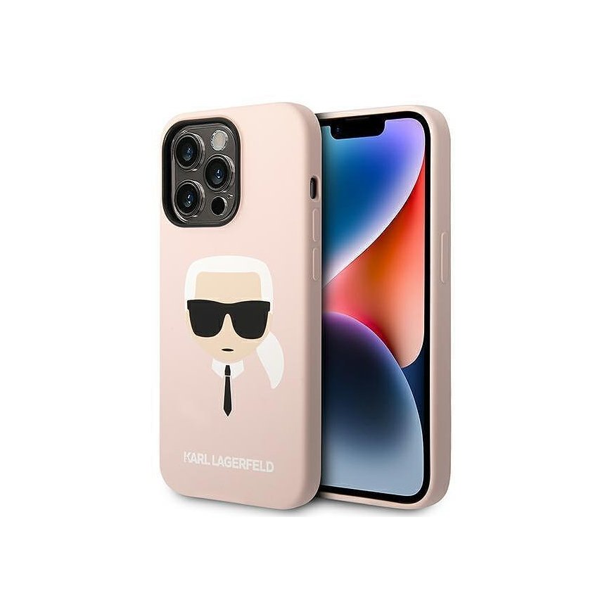 Karl Lagerfeld KLHCP14LSLKHLP iPhone 14 Pro 6,1" hardcase różow