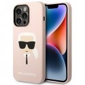 Karl Lagerfeld KLHCP14LSLKHLP iPhone 14 Pro 6,1" hardcase różow Karl Lagerfeld KLHCP14LSLKHLP iPhone 14 Pro 6,1" hardcase różow