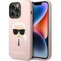 Karl Lagerfeld KLHCP14LSLKHLP iPhone 14 Pro 6,1" hardcase różow Karl Lagerfeld KLHCP14LSLKHLP iPhone 14 Pro 6,1" hardcase różow