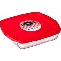 Naczynie żaroodporne su plastikową pokrywą C&039N&039S 25 x 22 x 5 cm OCUISINE Naczynie żaroodporne su plastikową pokrywą C&039N&039S 25 x 22 x 5 cm OCUISINE