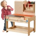 MASTERKIDZ XXL Montessori STEM medinės dirbtuvės su įrankiais MASTERKIDZ XXL Montessori STEM medinės dirbtuvės su įrankiais