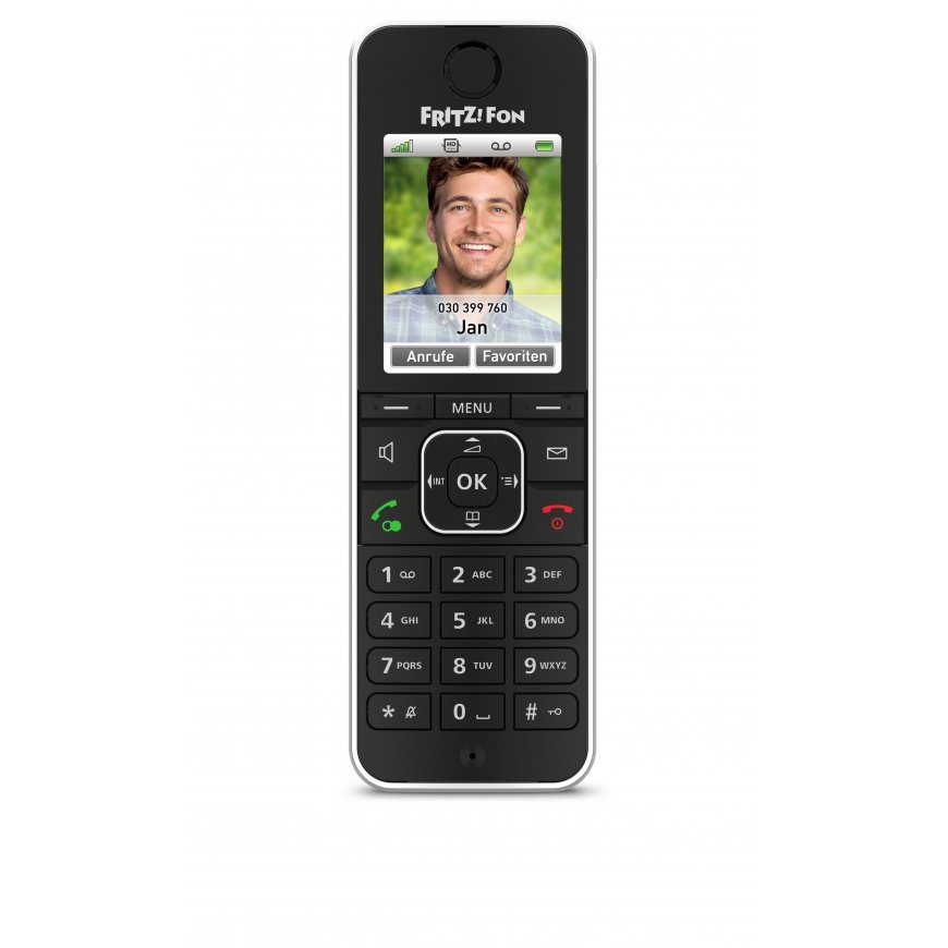 FRITZ!Fon C6 DECT telefons Zvanītāja ID Melns – 4