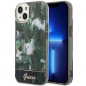 Dėklas Guess GUHCP14SHGJGHA iPhone 14 / 15 / 13 6.1" žalia/žalias hardcase Jungle Collection Dėklas Guess GUHCP14SHGJGHA iPhone 14 / 15 / 13 6.1" žalia/žalias hardcase Jungle Collection