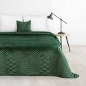Eurofirany DESIGN 91 LUIZ / 3 Aksominė lovatiesė, dygsniuota karšto spaudimo būdu su geometriniu raštu, 220X240 cm, spalva: tams