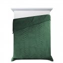 Eurofirany DESIGN 91 LUIZ / 3 Velvet bedspread, quilted by hot pressing with geometric pattern, 220X240 cm, color: dark green Be Eurofirany DESIGN 91 LUIZ / 3 Velvet bedspread, quilted by hot pressing with geometric pattern, 220X240 cm, color: dark green Be