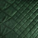 Eurofirany DESIGN 91 LUIZ / 3 Velvet bedspread, quilted by hot pressing with geometric pattern, 220X240 cm, color: dark green Be Eurofirany DESIGN 91 LUIZ / 3 Velvet bedspread, quilted by hot pressing with geometric pattern, 220X240 cm, color: dark green Be