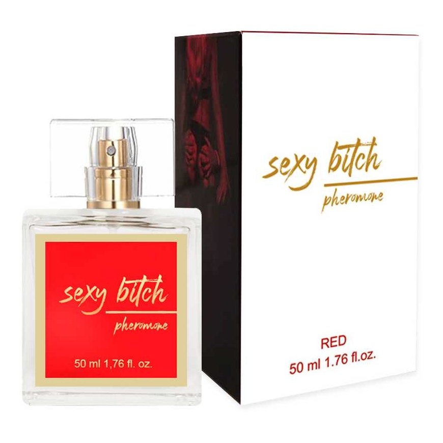 Aurora Sexy Bitch Raudona Pheromone feromonai moterims 50ml – 3