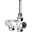 Heimeier Thermostatic valve EZ double system corner nickel-plated DN15 Heimeier Thermostatic valve EZ double system corner nickel-plated DN15