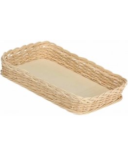 Wicker basket for midollin baking dish - brown, 35 cm