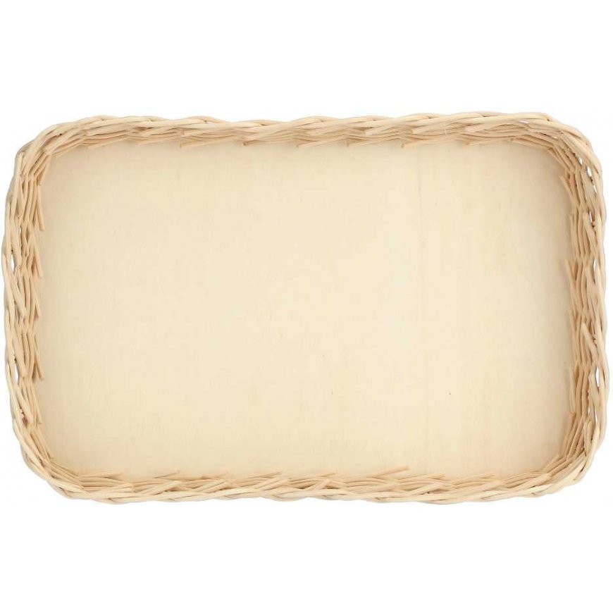 Pintas krepšelis midollino kepimo indui - rudas, 35 cm – 2
