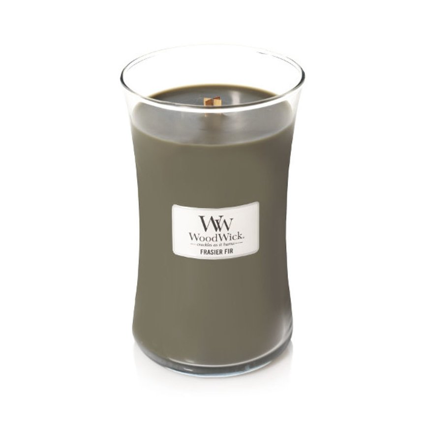 WoodWick Frasier Fir vaska svece Apaļš