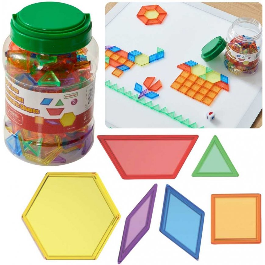 Dėlionė MASTERKIDZ Rinkinys Klocki Montessori Tangram Mozaika 140 el.