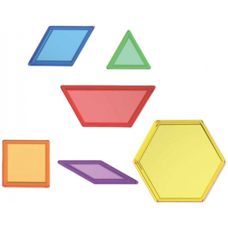 Puzzle MASTERKIDZ Set Klocki Montessori Tangram Mosaic 140 pieces – 4