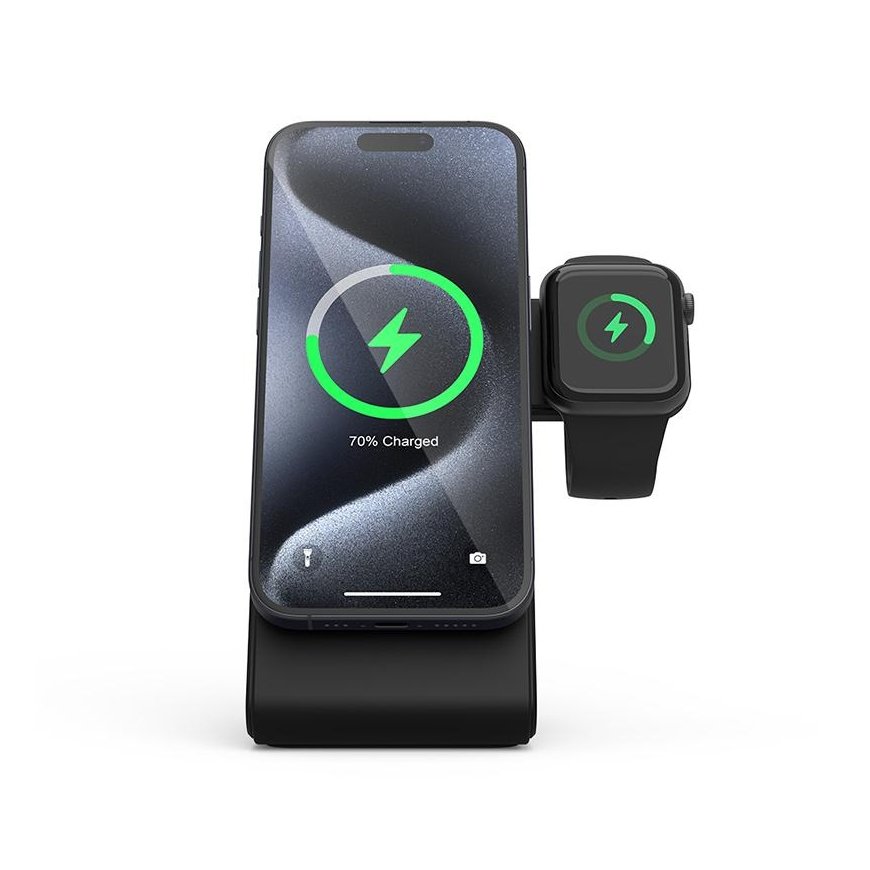 Crong CRG-MSPS-BLK mobiliojo įrenginio kroviklis Išmanusis laikrodis Juoda Lightning, USB Belaidis į – 2
