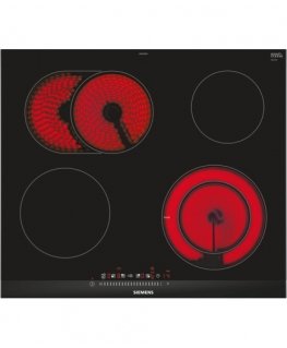 Siemens ET675FNP1E hob Black, Stainless steel Built-in Ceramic 4 zone(s)