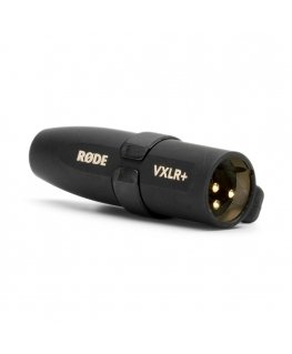 RØDE VXLR+ kabelių lizdinio / kištukinio jungčių tipo keitiklis 3.5mm TRS mini-jack XLR Juoda