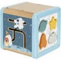 Tooky Toys TOOKY TOY Medinis veiklos kubo erdvės rūšiavimo labirintas Tooky Toys TOOKY TOY Medinis veiklos kubo erdvės rūšiavimo labirintas