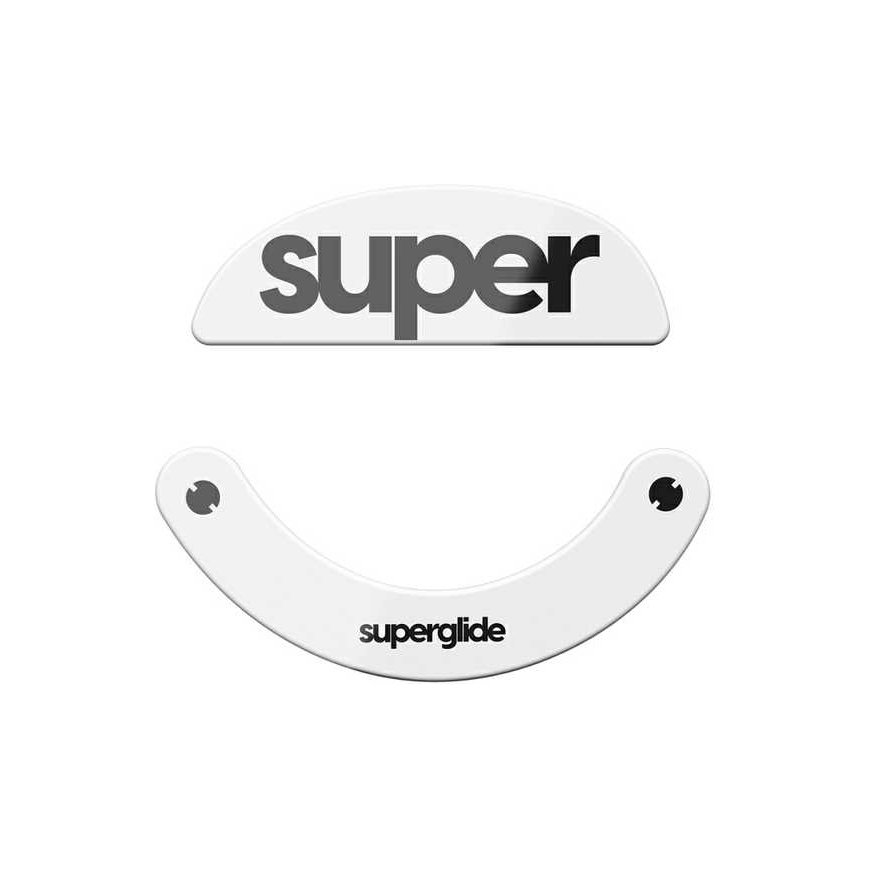Superglide Glass Skates Pulsar Xlite White Replacement Mouse feet